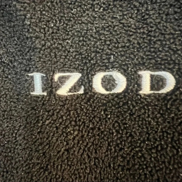 Vintage IZOD Mens Thermal 1/4 Zip. Black. Size XL. - Picture 3 of 6